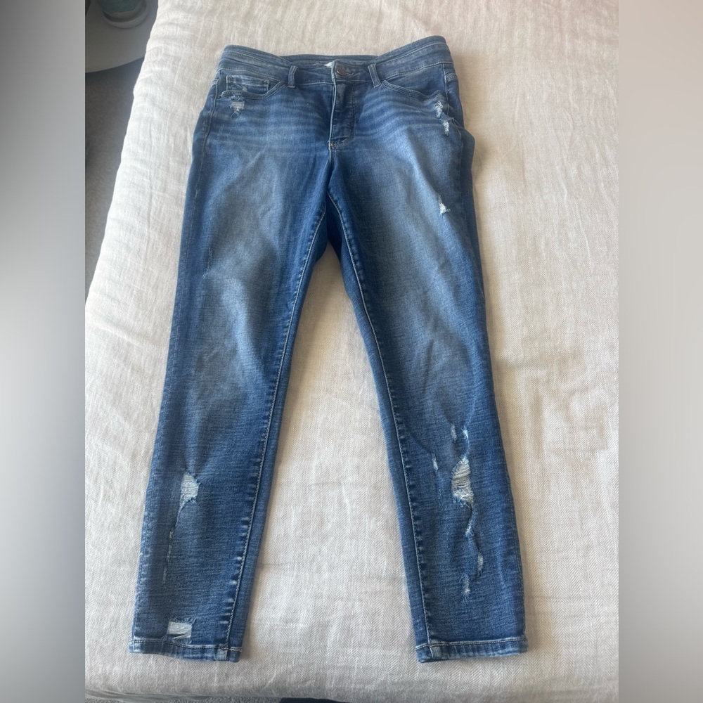 BKE High Rise Ankle Skinny Jeans